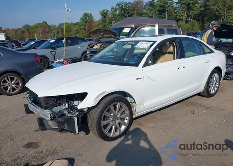 2013 Audi A6 3.0T Premium из США, поврежденный, VIN WAUGGAFC3DN108975